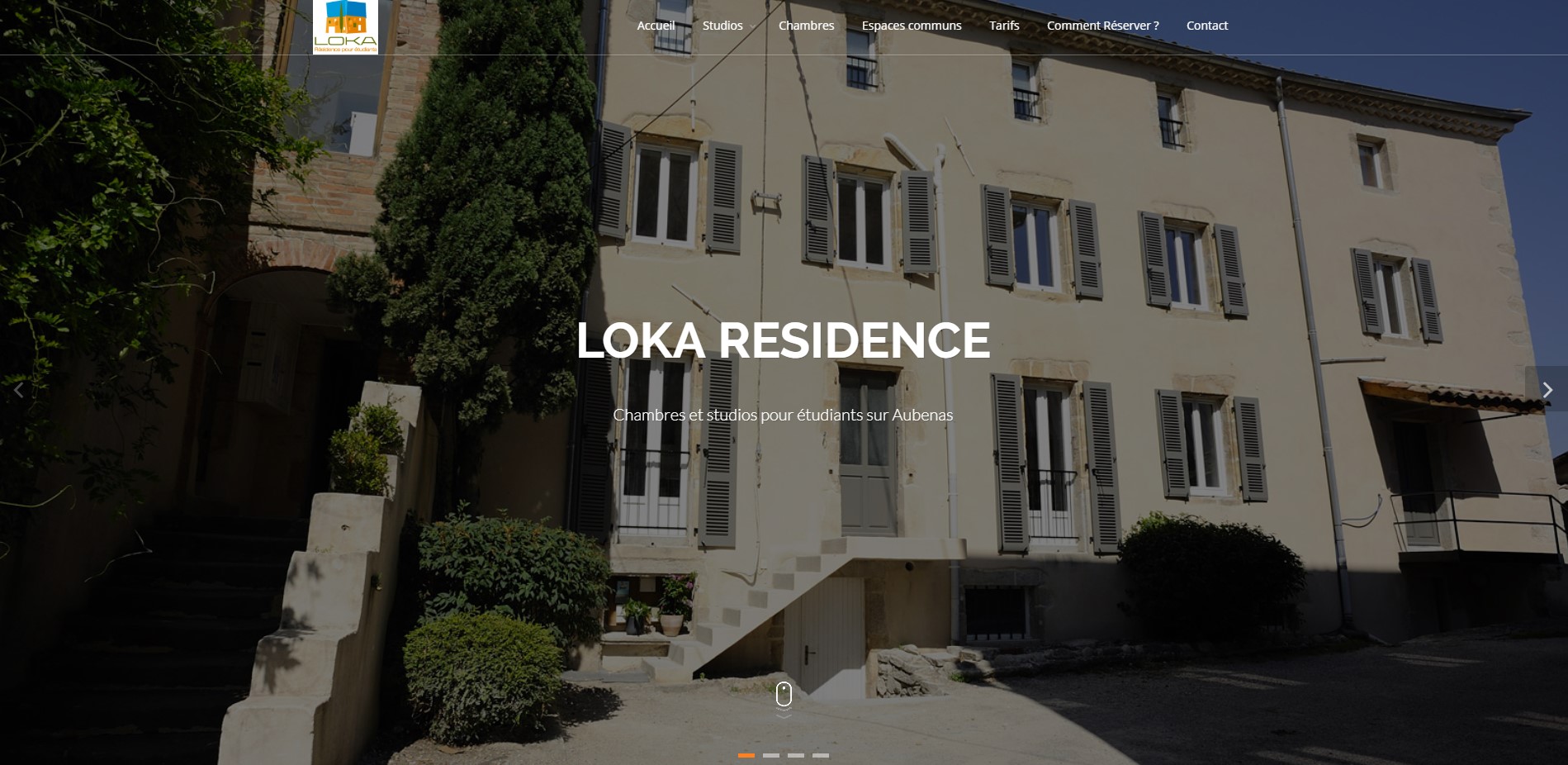 Réalisation RP2I (Romaric Pibolleau): Loka Résidence - site vitrine